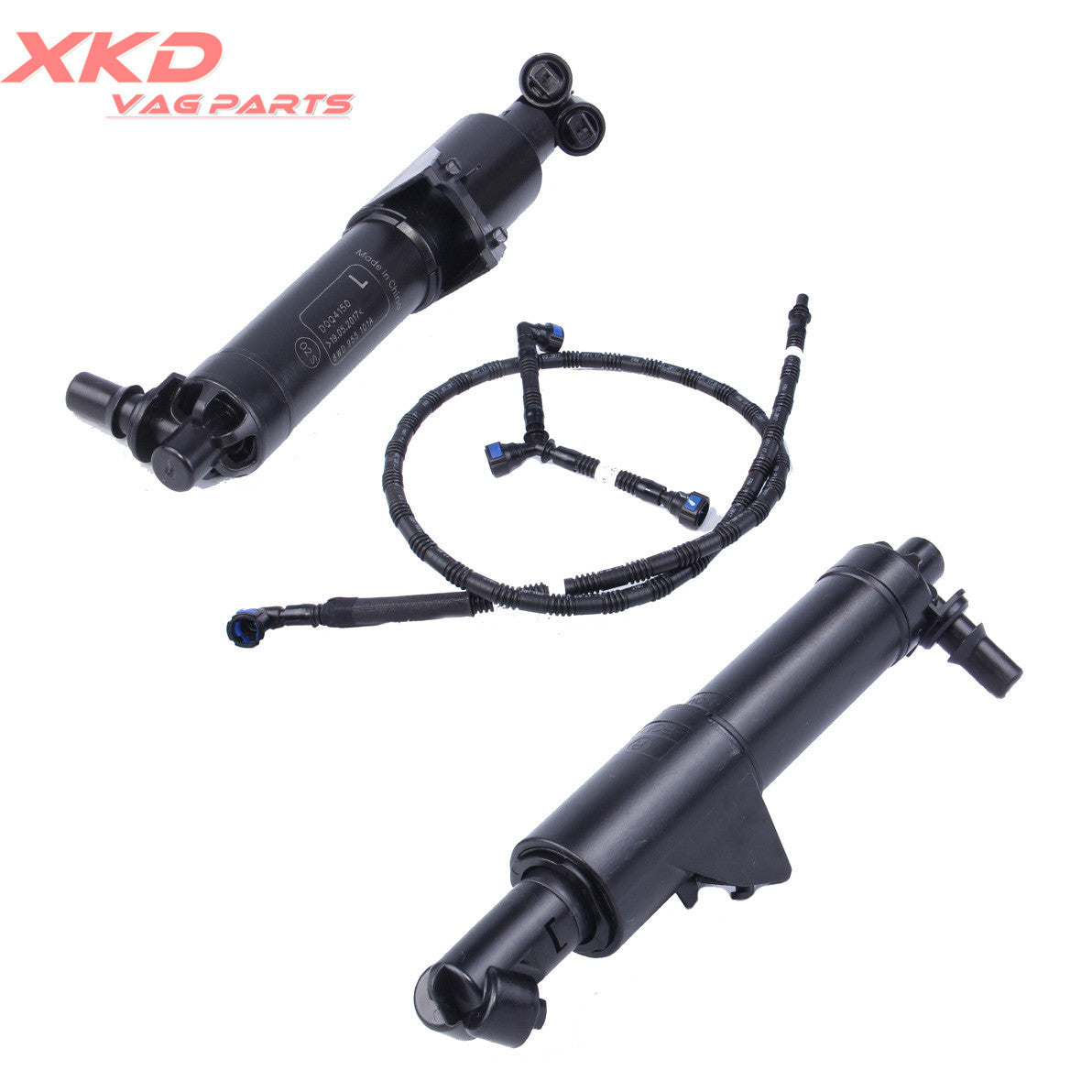 Left and right headlight washing machine nozzle hose kit for Audi A4 2016 2017
