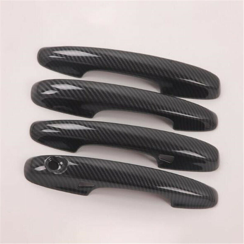 Fit  for ford  Escape 2020 2021 Carbon Fiber 4PCS Exterior Door Handle Cover Trim