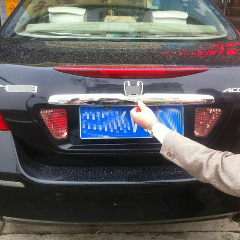 for Honda Accord 2.4L 2003-2007 ABS Chrome Rear Trunk Tailgate Door Cover Trim