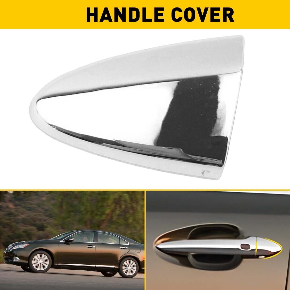 Front Driver Side LH Chrome Door Handle Key Cover For 2007-2012 for Lexus ES350