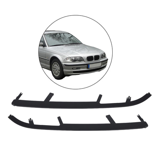 2x Front Lower Headlight Molding Trim Filler for BMW 3-Series E46 4D 1998-2001