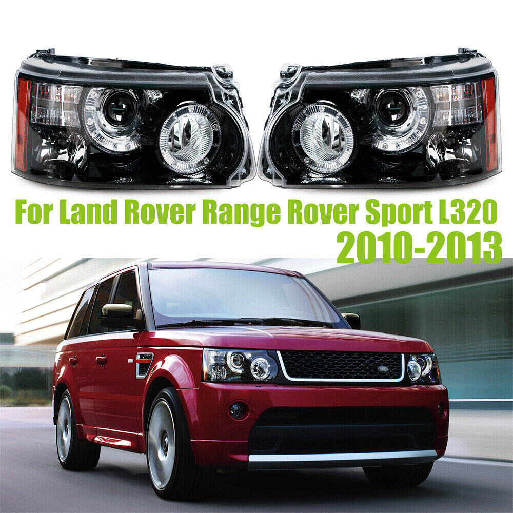 Pair For 2010-2013 for Land Rover for Range Rover Sport L320 Front Headlight Assembly