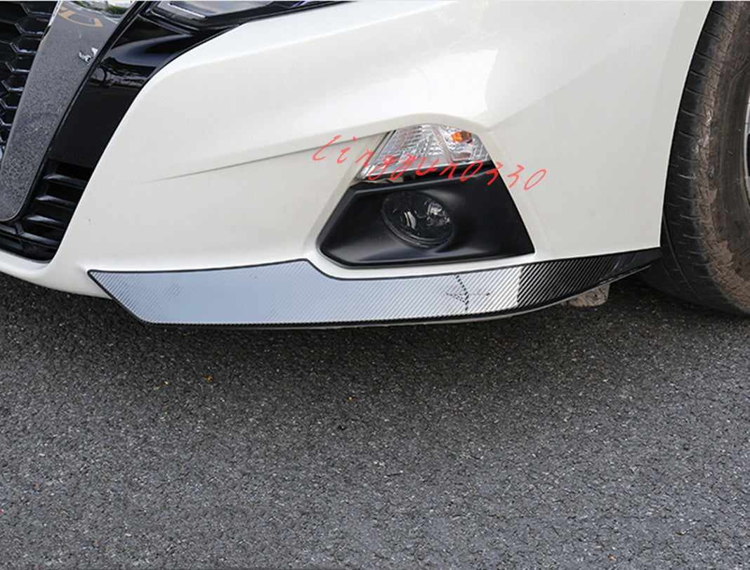for Nissan Altima 2019-2022 Carbon Fiber Steel Front Bumper Guard Cover Trims