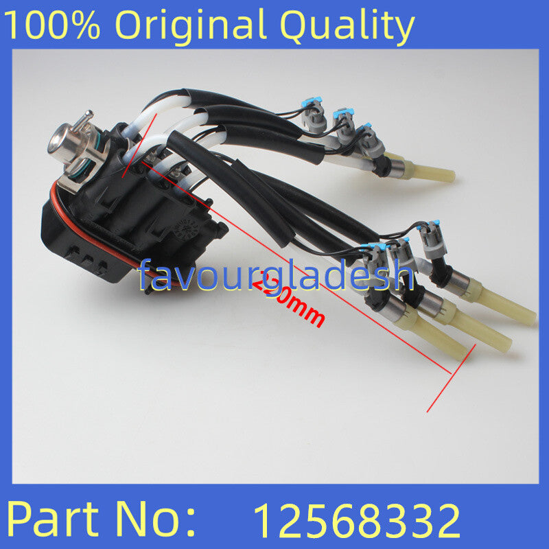 Spider Fuel Injector 6 Cylinder for Chevy for GMC Truck 4.3L 1996-02 12568332 FJ503