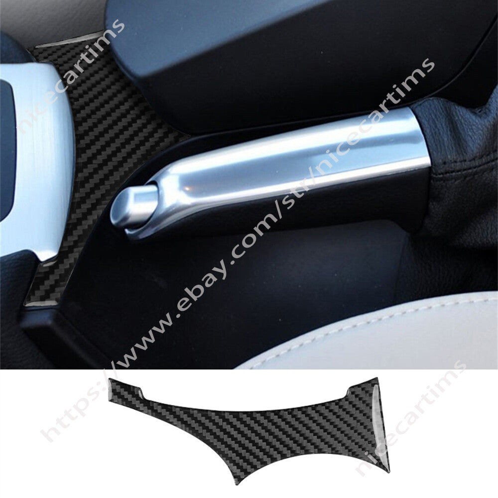 Carbon Fiber Center Console Gear Shift Lower Panel Trim for BMW X3 E83 2004-2010