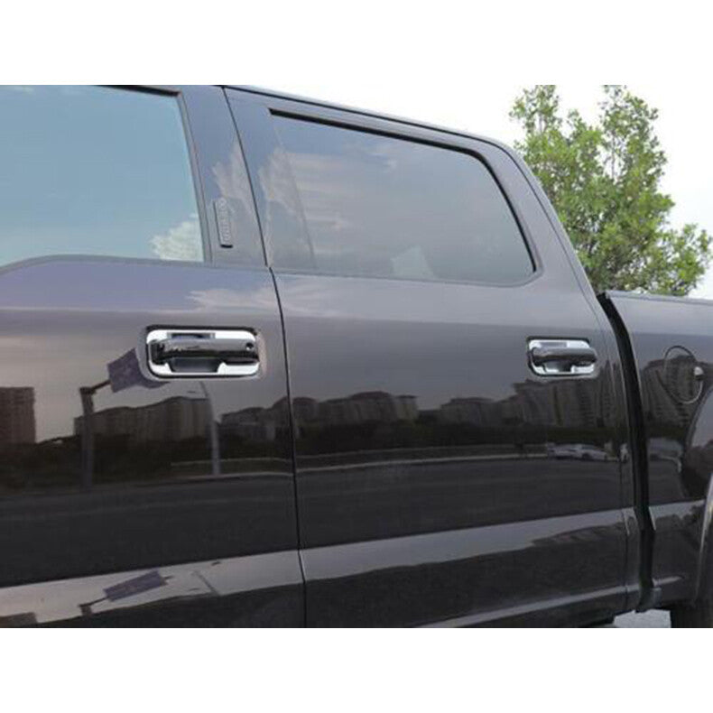 for Ford F150 F-150 2015-2020 Chrome Side Door Handle Bowl Molding Cover Trim 8x