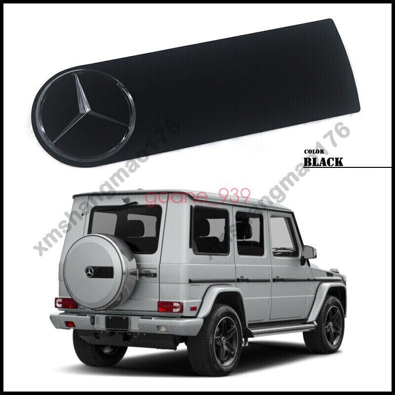 Gloss Black Spare Wheel Cover Badge Emblem For AMG W463 G63 G65 G63