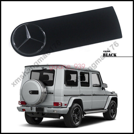 Gloss Black Spare Wheel Cover Badge Emblem For AMG W463 G63 G65 G63