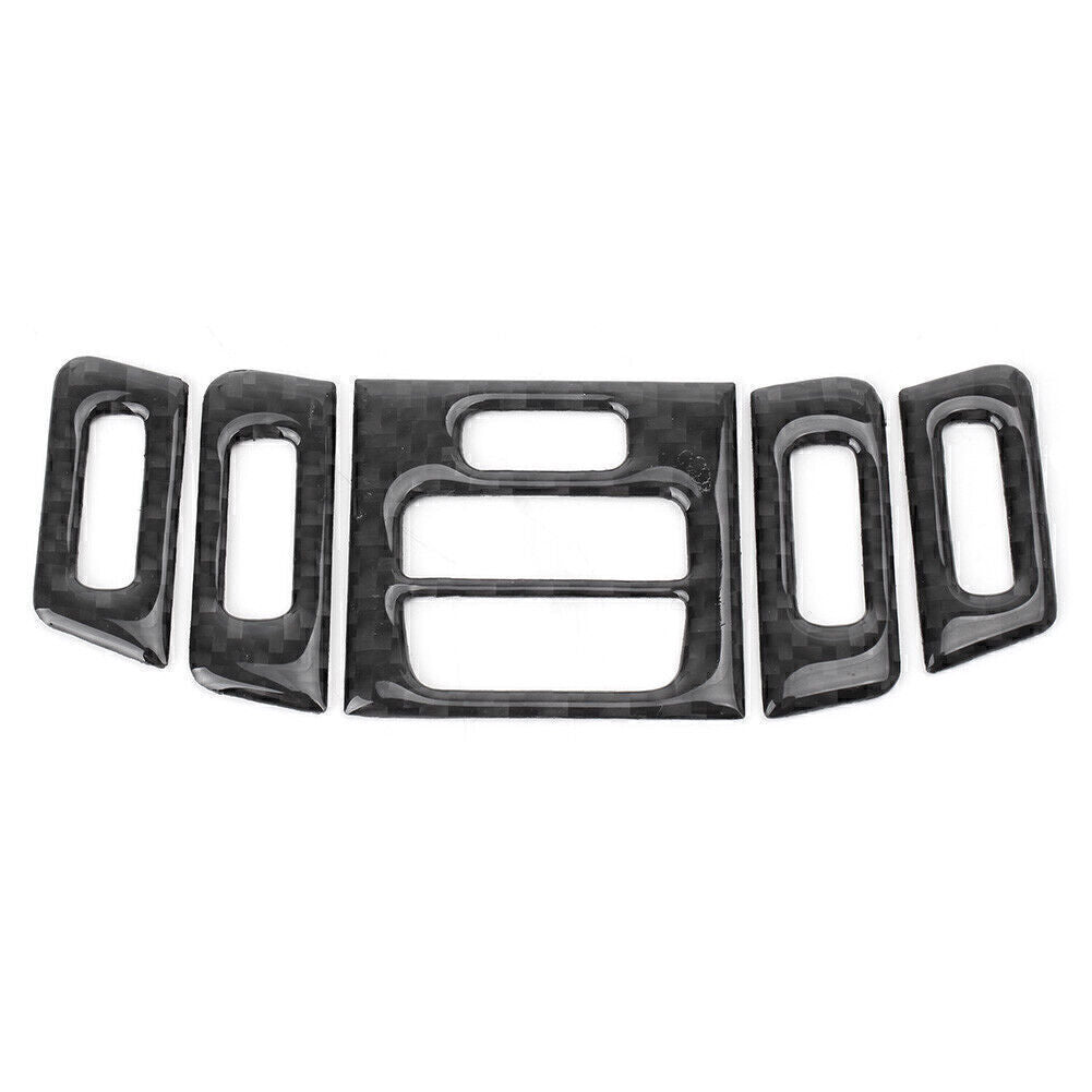 Fit for BMW E90 E92 E93 2005-2012 10 Carbon Fiber Air Conditioner Outlet Trim Cover
