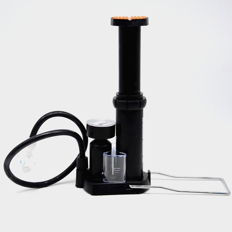 Motorcycle Bike Air Pump Wheel Tyre Tire Portable Pedal Inflator Inflating Tool
