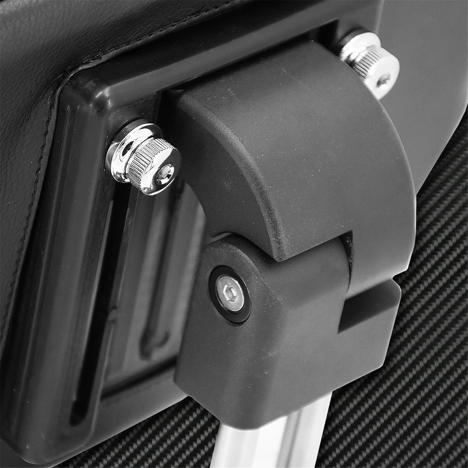 Black Multi-Purpose Driver  Passenger Backrest Fit For Fat Bob FXFB 2018-2020