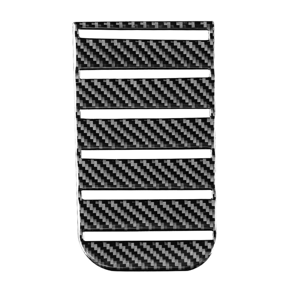 Armrest Box Slot Panel Cover Trim for Toyota Tundra 2014-2021 Black Carbon Fiber