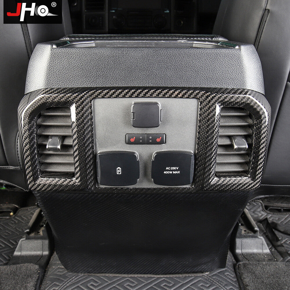 Molded Carbon Fiber Rear Air Vent Outlet Cover Trim for Ford F150 /LTD