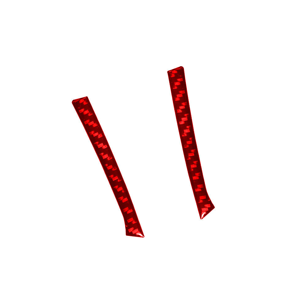 Red Carbon Fiber Audio Control Side Trim Strip for Lexus RX330 RX350 2004-2009