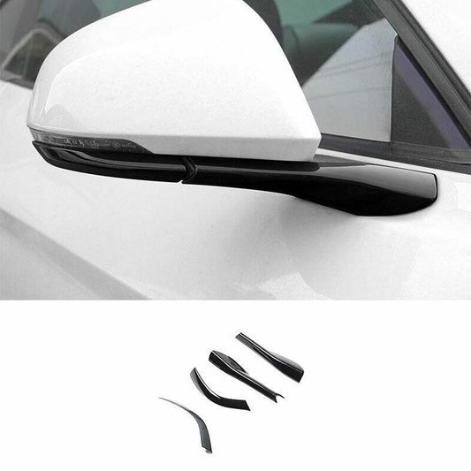 for Ford for Mustang 2015-2022 Paint Black Rear View Mirror Anti-Scratch Strip 4PCS