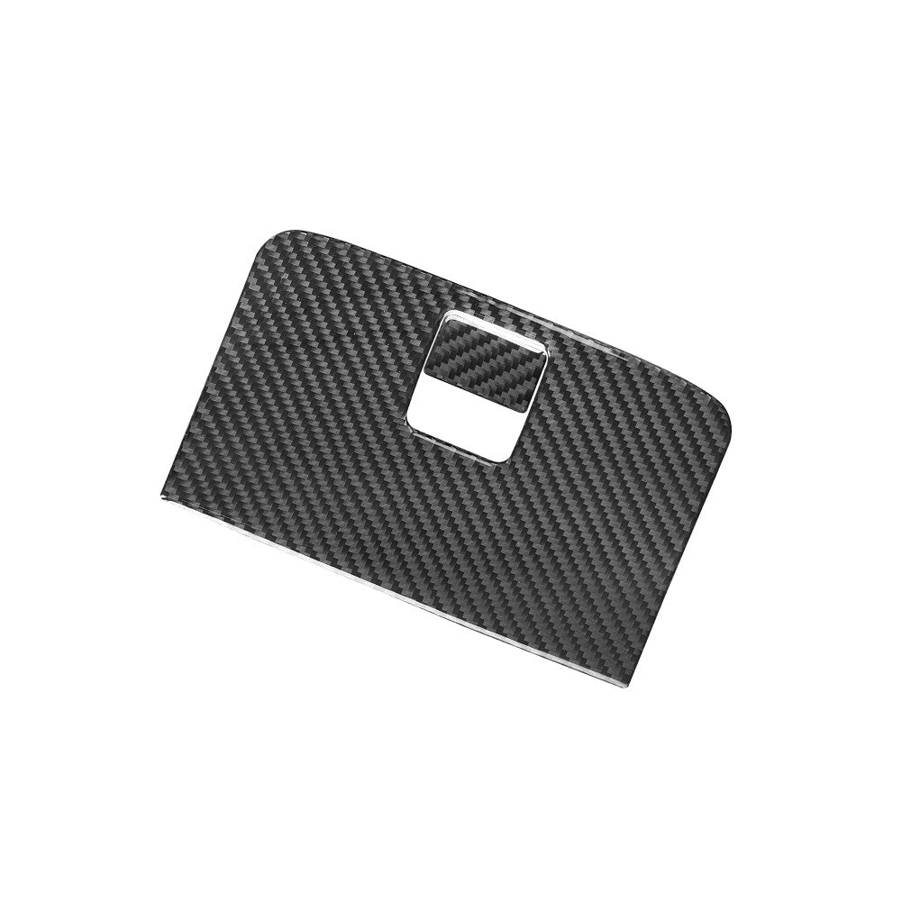Carbon Fiber Rear Central Storage Box Cover Frame Trim for KIA Sedona 2015-2016