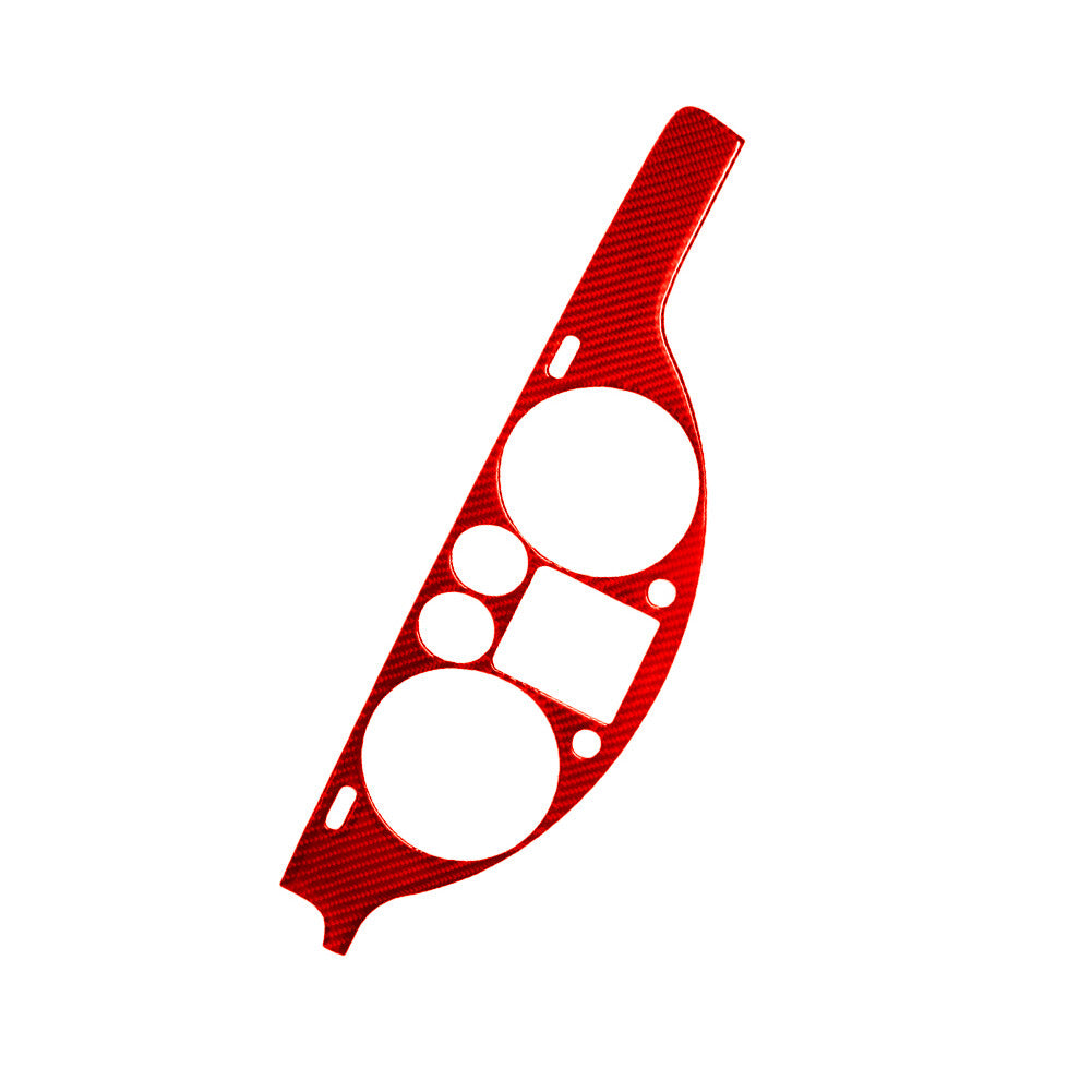 Red Carbon Fiber Speedmeter Panel Trim Cover for Volkswagen for Passat 2006-2011
