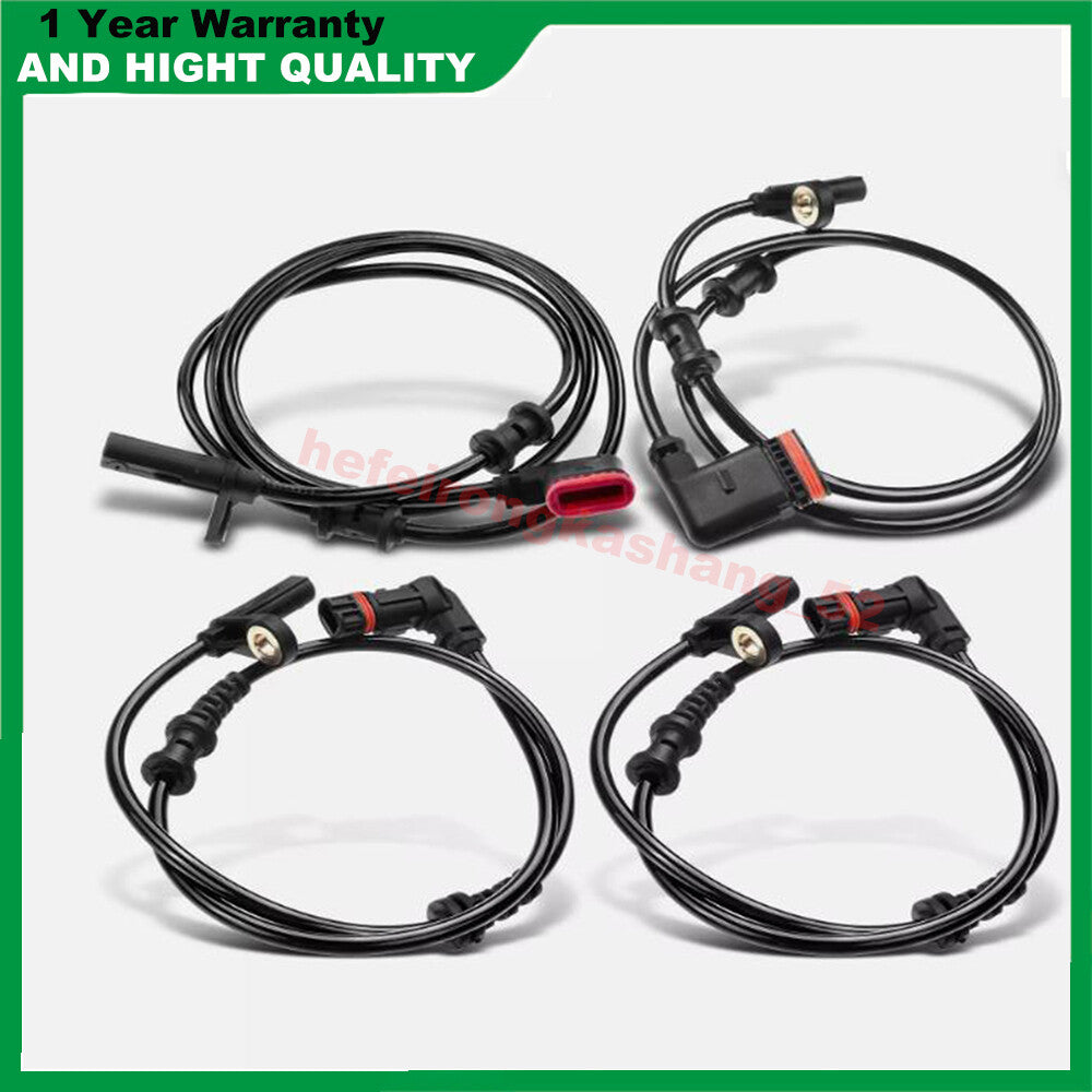 4-piece front and rear ABS wheel speed sensor kit for Mercedes-Benz R172 SLC SLK-Class