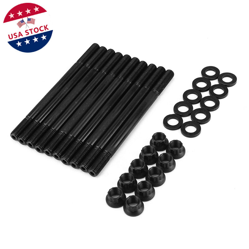 Cylinder head stud kit suitable for K20A, K20Z, K23A1, K24A, K24Z engines and K20Z3 motors. (208-4701-)