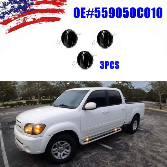3PCS Control Knobs Dials Heater A/C Fan 559050C010 for TOYOTA TUNDRA 00-06 02 03