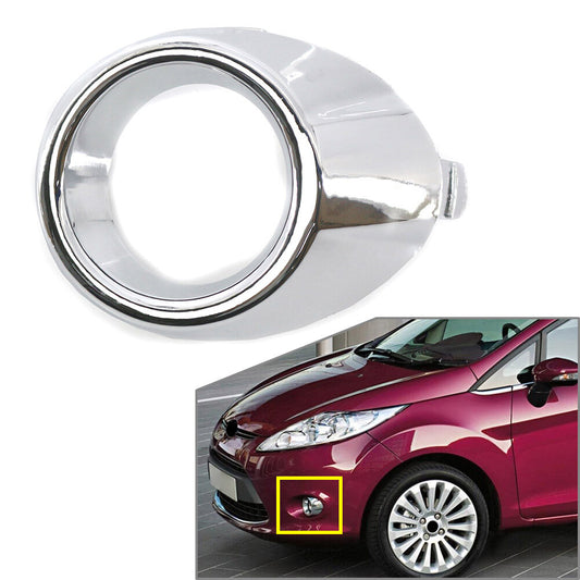 Nebelscheinwerfer-Rahmen-Umfangsabdeckung Trim f¨¹r for Ford Fiesta 08-12 Chrom Links