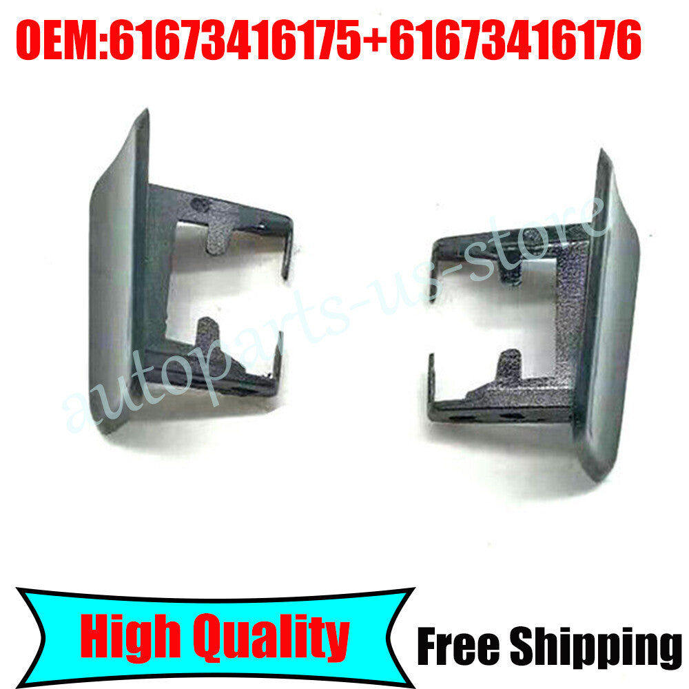 2PCS Left  Right Front Headlight Washer Nozzle Covers FOR 2004-2010 for BMW X3 E83