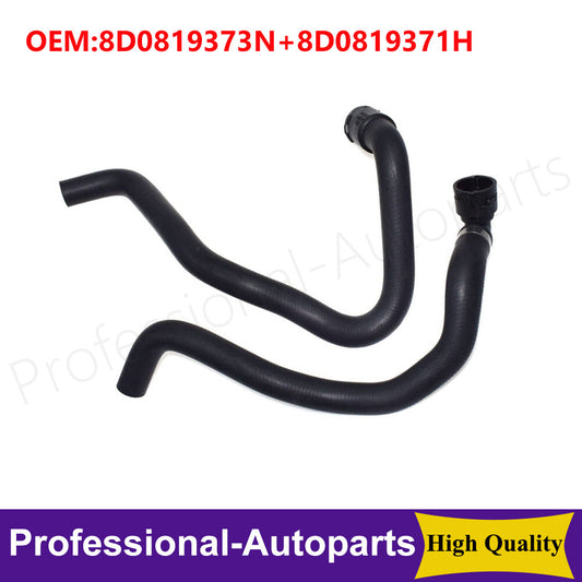 2-piece heater core coolant radiator water hose set for Audi A4 Quattro for VW for Passat
