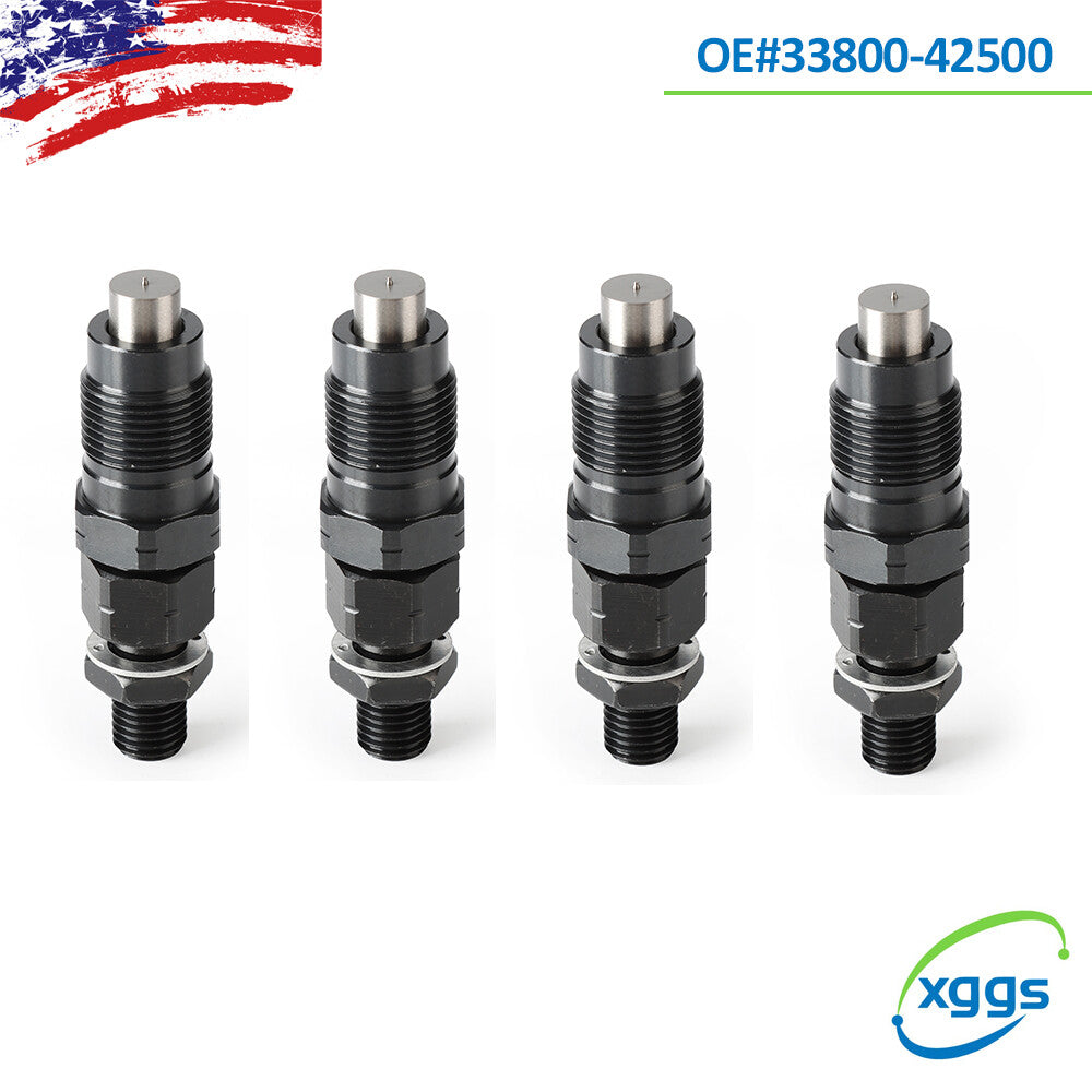 4PCS 33800-42500 for Kia H100 2.5l for Hyundai Engine D4BB D4BH D4BF Fuel Injectors