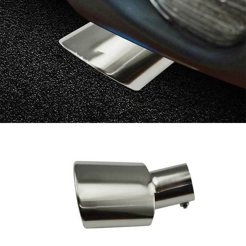 for Mitsubishi Outlander 2013-2021Silver Rear Tail Exhaust Pipe Muffler Tip trim