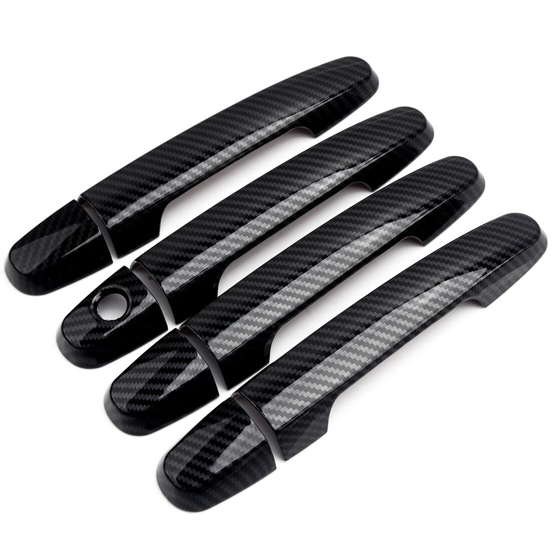 Carbon Fiber ABS Door Handle Cover Trim fit for Toyota for Camry for Corolla Highlander