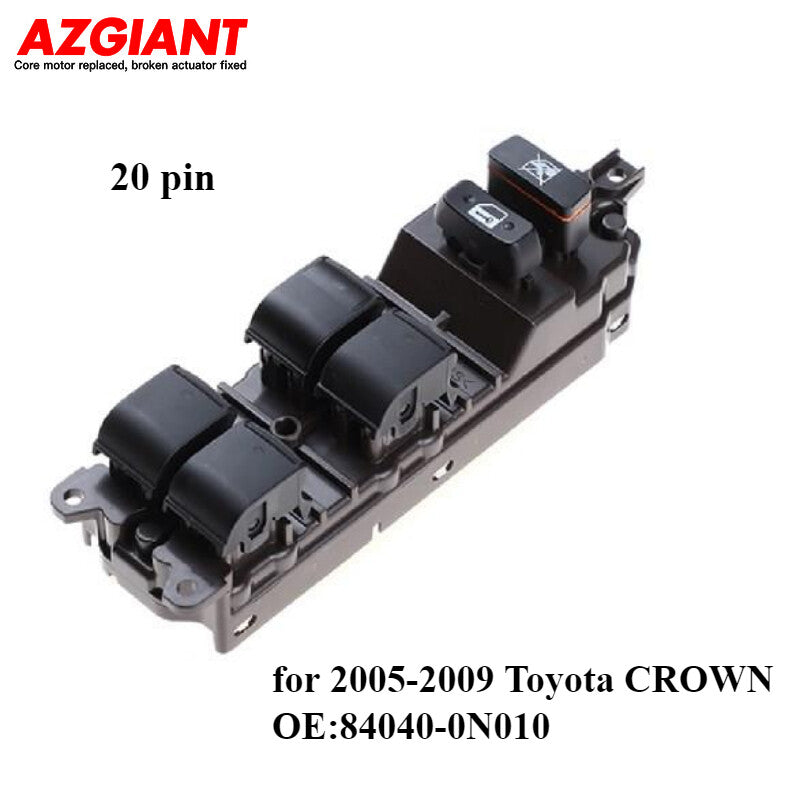Master Driver Side Front Left Power Window Switch for Toyota CROWN 84040-0N010