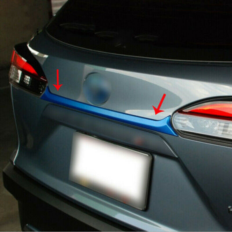 for Toyota for Corolla Cross 2022-2024 Blue Car Rear Trunk Lid Trim molding Cover