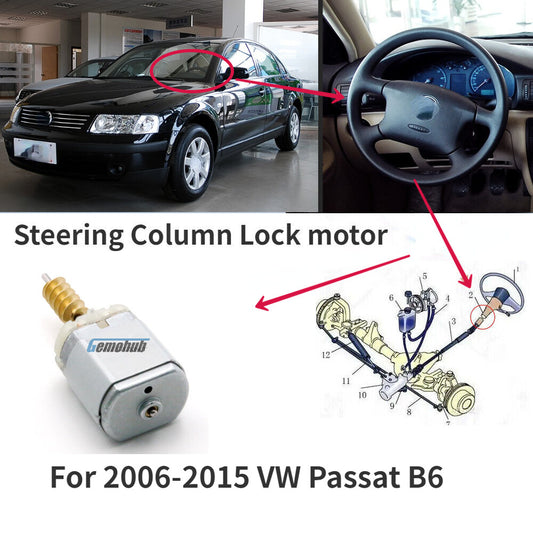 ESL / ESV Steering Column Lock motor for 2006-2015 for VW for Passat B6
