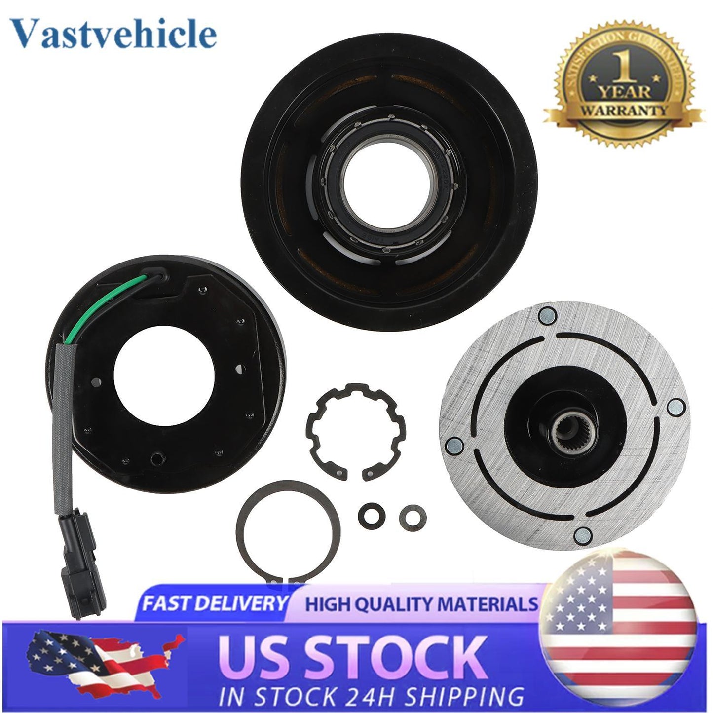 1pc AC Compressor Clutch for Ford Explorer 2011-2015 3.5 Liter Engine 1753