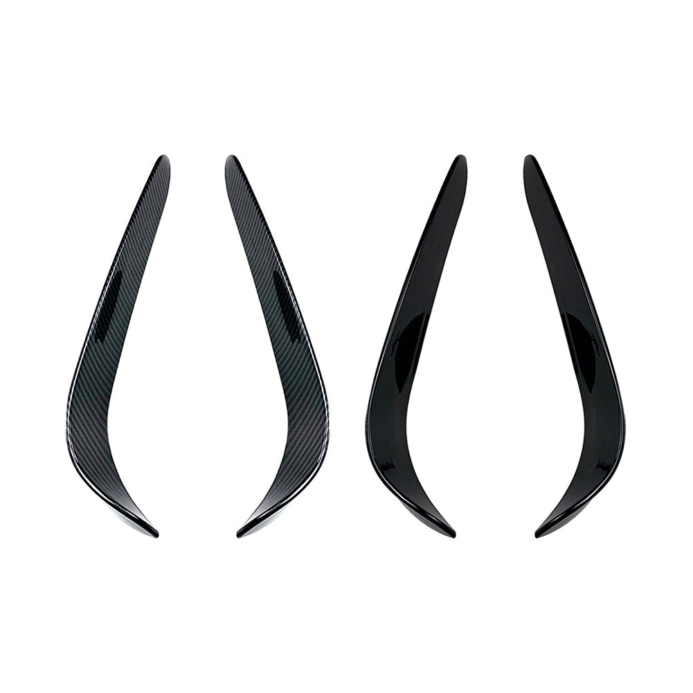 for Mercedes-Benz C-Class W205 2015-18 2x Front Bumper Lip Splitter Spoiler