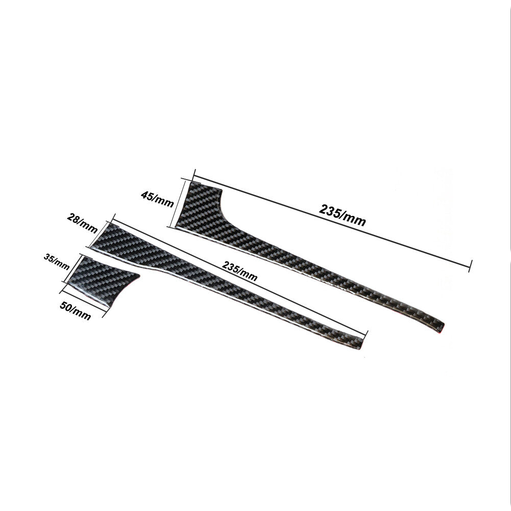 Carbon Fiber Center Control Side Decorative Trim Cover for Subaru Forester 05-08