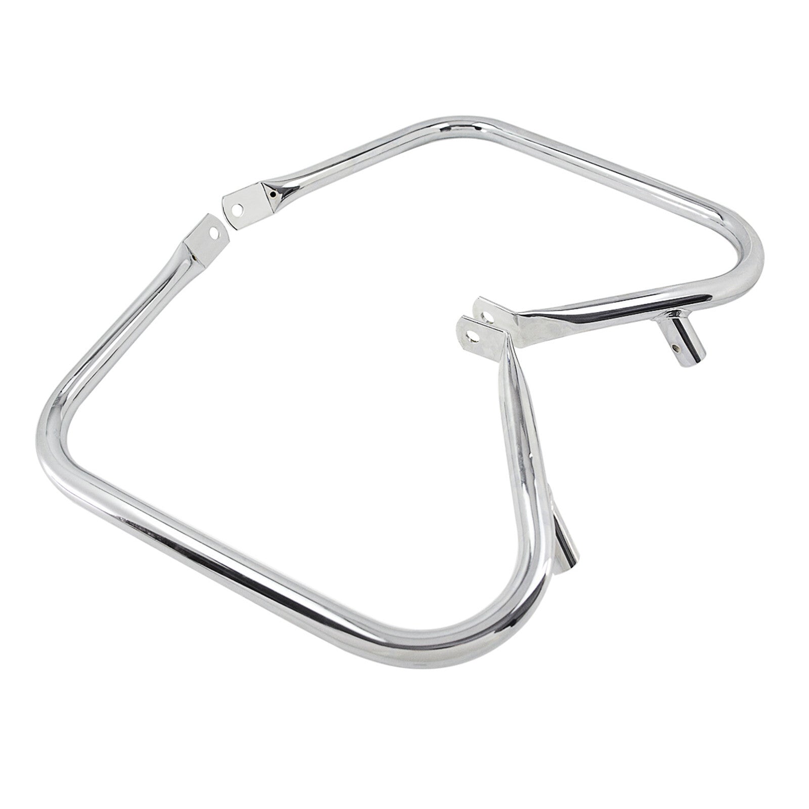 Chrome Rear Saddlebag Bracket Guard Bar Fit for Harley Electra Road Glide 97-08