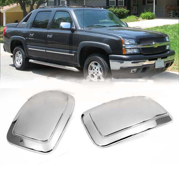 Chrome Side Door Mirror Cover Trim Fit for Chevy Silverado Suburban2000-2006