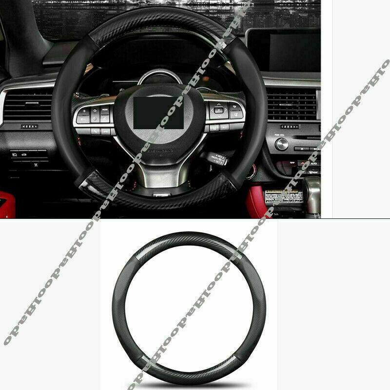 for Lexus UX RX NX for ES CT IS LX LS Carbon Fiber Steering Wheel Decor Cover Trim