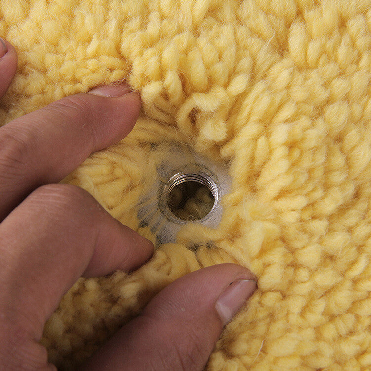 Superbuff 7-inch Wool Polishing Pad, Double-Sided Quick Cutting, Suitable for Automotive Use
