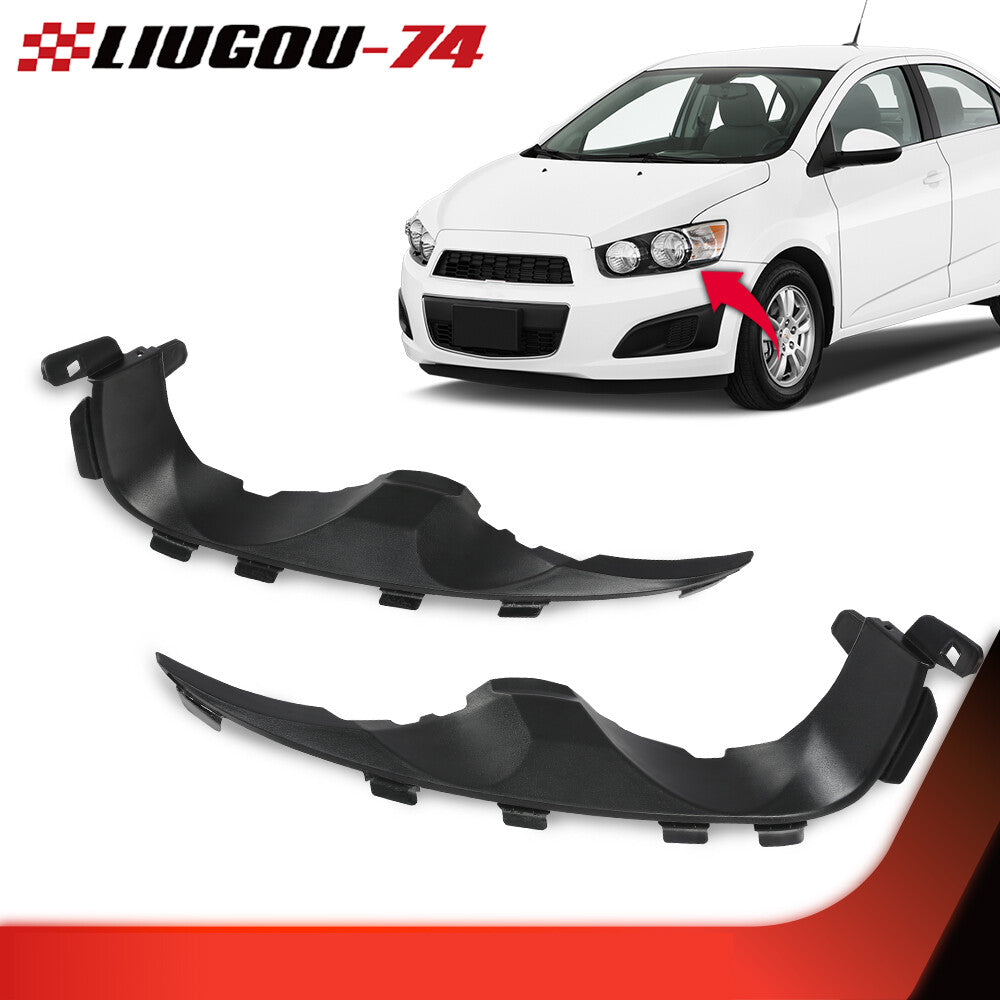 2-Pack Suitable for 2012-2016 for Chevrolet Sonic Front Bumper Brackets GM250 for 911 1 GM2508111