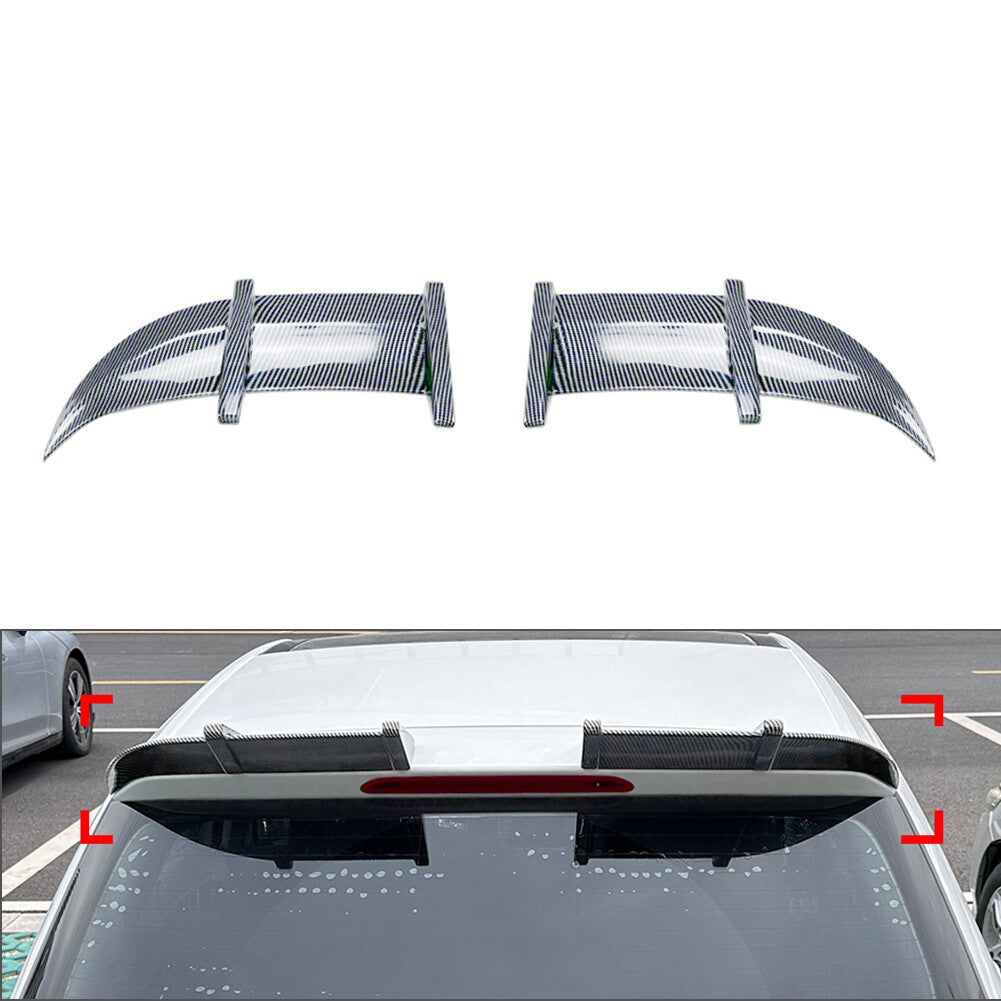 2pcs New ABS Rear Roof Spoiler Wing Lip for VW for Golf MK7 MK7.5 Rline 2013-19 2015