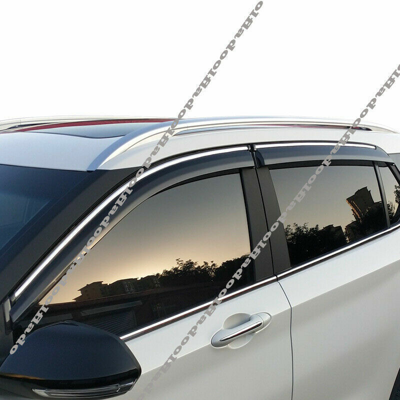 for Volvo S60 2019-2024 Side Window Wind Visors Sun Rain Guard Vent Deflectors