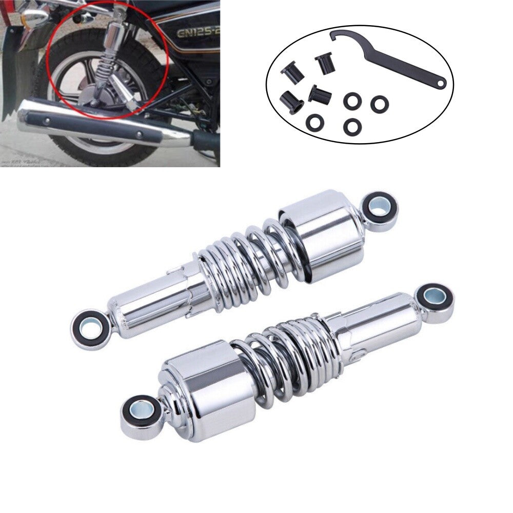 Chrome 10.5 267mm Rear Shock Absorber Fit for Harley Sportster 883 1200 XL1200X