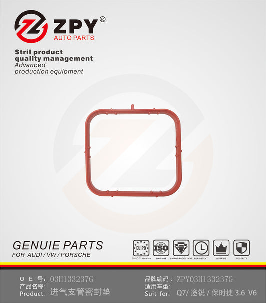 ZPY 4PCS for Volkswagen Engine Intake Manifold Gasket 03H133237G