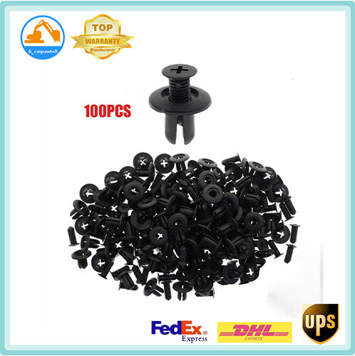 100pcs Fender Bumper for Tucson for Veloster 86590-28000 Fastener Retainer Clips