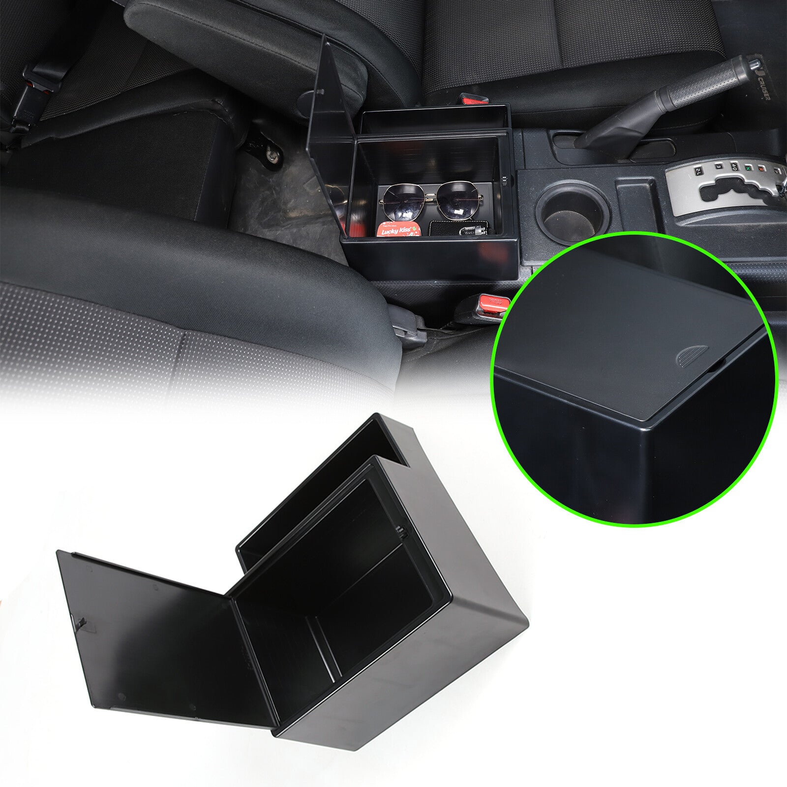 Red alloy center console Knob cap decorative cover for Hummer H3 2005-2009