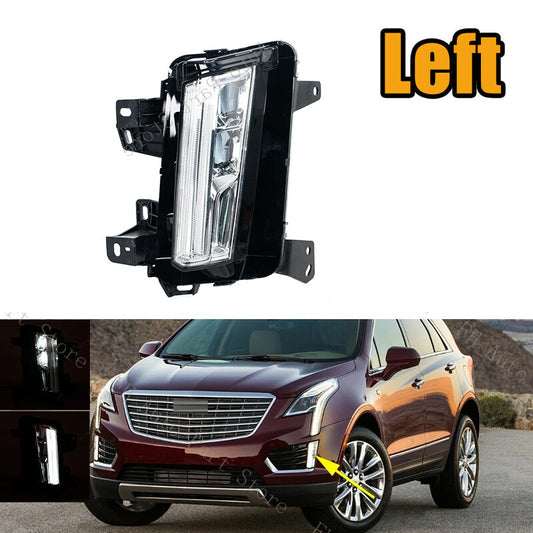 Left Foglight Foglamp for Cadillac XT5 2017-2020 LED Daytime Running