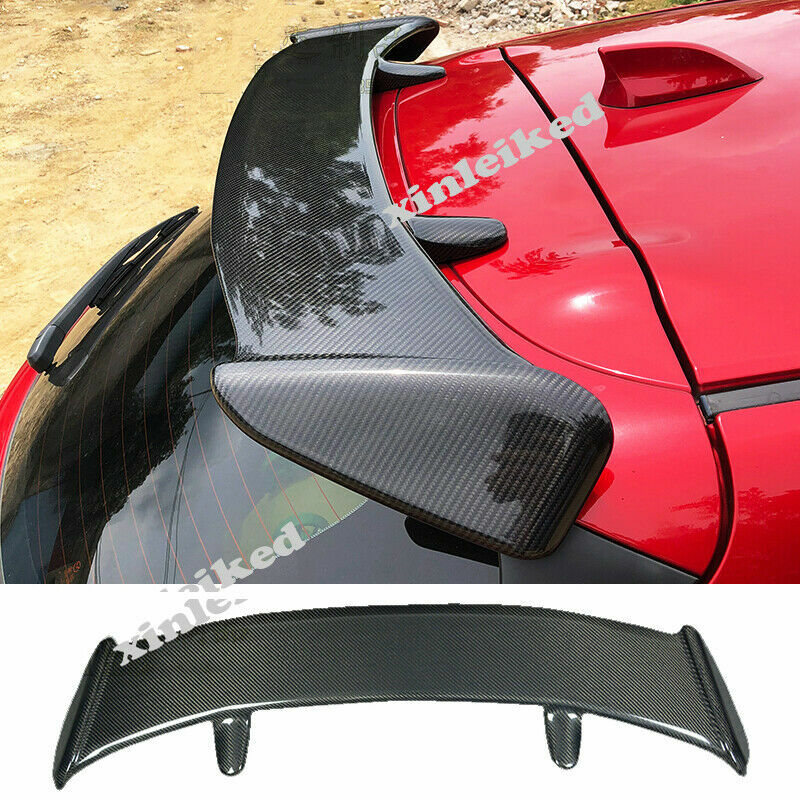 for Mazda CX-5 2017-2021 Real carbon fiber Rear Roof Spoiler Tail Lip Wing Bar