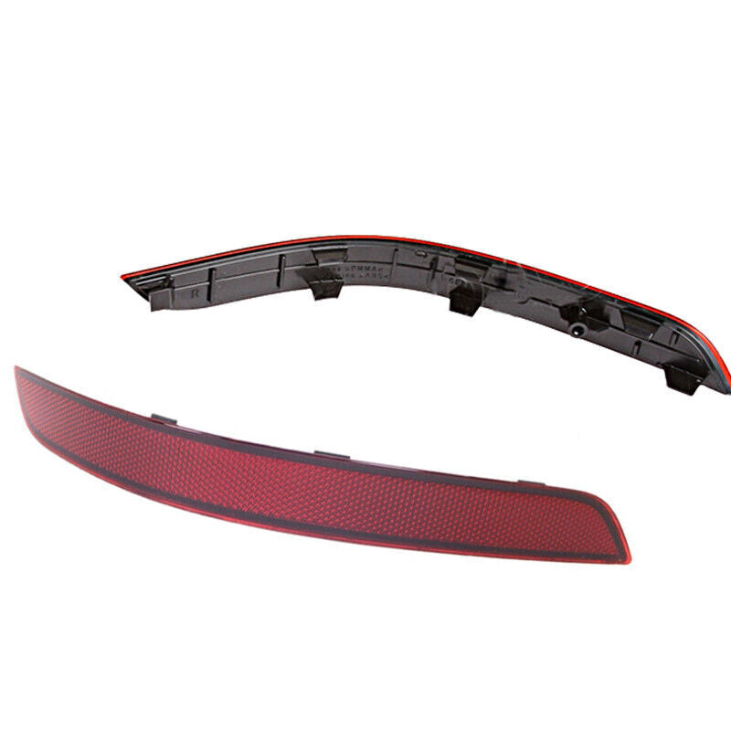 Two-piece set of rear left and right bumper reflectors suitable for Mercedes-Benz GLK250 GLK350